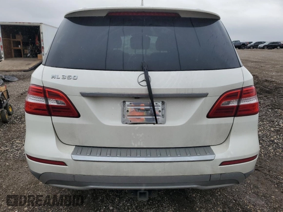 2013 Mercedes-Benz M 350 with VIN 4JGDA5JB5DA210357, listed as a Copart auction lot 45774645 with 186,550 mi miles and Salvage Title. Bid and sale history available at DreamBid. Image 6.