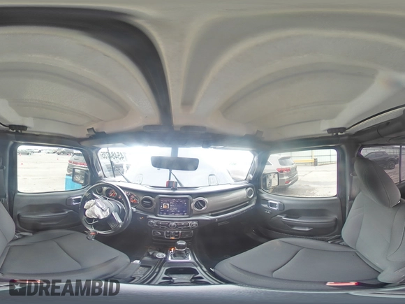 2022 Jeep Wrangler Unlimited Sport with VIN 1C4HJXDG6NW258091, listed as a Copart auction lot 45484735 with 42,534 mi miles and Salvage Title. Bid and sale history available at DreamBid. Image 16.