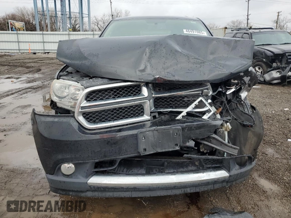 2013 Dodge Durango Crew with VIN 1C4RDHDG5DC663991, listed as a Copart auction lot 48491985 with 143,310 mi miles and Salvage Title. Bid and sale history available at carsss.com. Image 5.