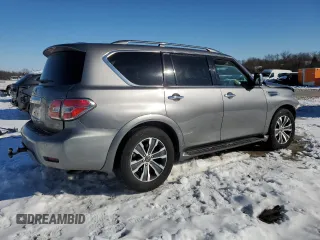 2020 Nissan Armada SL with VIN JN8AY2NC1LX519120, listed as a Copart auction lot 87589765 with 0 mi miles and Salvage Title. Bid and sale history available at carsss.com. Image 3.