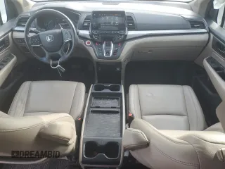 2022 Honda Odyssey EX-L with VIN 5FNRL6H72NB000481, listed as a Copart auction lot 43406015 with 43,353 mi miles and Salvage Title. Bid and sale history available at DreamBid. Image 8.