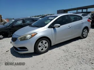 2015 Kia Forte LX with VIN KNAFX4A69F5343124, listed as a Copart auction lot 54858145 with 130,488 mi miles and Salvage Title. Bid and sale history available at carsss.com. Image 1.