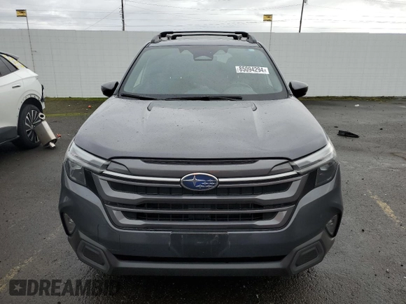 2025 Subaru Forester Limited with VIN JF2SLDRC9SH437747, listed as a Copart auction lot 85094294 with 3,129 mi miles and Salvage Title. Bid and sale history available at carsss.com. Image 5.