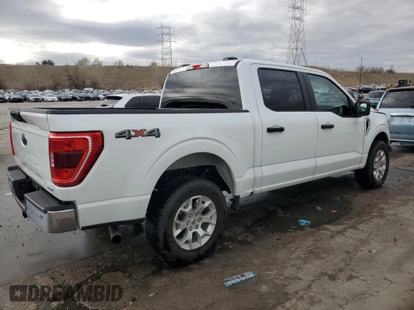 2023 Ford F-150 XL with VIN 1FTEW1EP3PFC53689, listed as a Copart auction lot 51655475 with 17,681 mi miles and Salvage title. Bid and sale history available at DreamBid. Image 3.