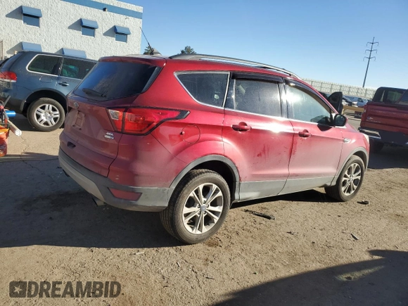 2019 Ford Escape SEL with VIN 1FMCU9HD8KUA00669, listed as a Copart auction lot 86865294 with 48,206 mi miles and Salvage Title. Bid and sale history available at carsss.com. Image 4.
