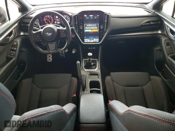 2024 Subaru WRX Premium with VIN JF1VBAH60R9803405, listed as a Copart auction lot 58207805 with 6,132 mi miles and Salvage title. Bid and sale history available at DreamBid. Image 8.