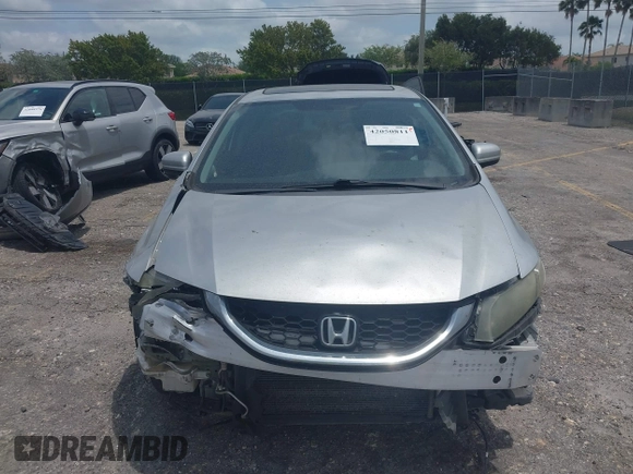 2015 Honda Civic Sedan EX with VIN 19XFB2F83FE116399, listed as a IAAI auction lot 42050811 with 156,682 mi miles. Bid and sale history available at carsss.com. Image 13.