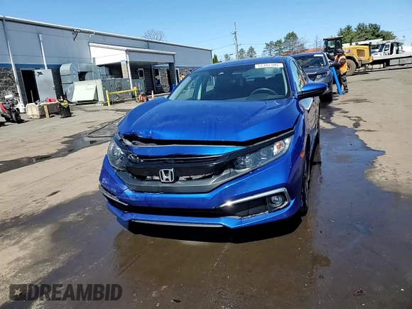 2020 Honda Civic Sedan EX-L with VIN 19XFC1F79LE018049, listed as a Copart auction lot 52382105 with 59,517 mi miles and Salvage Title. Bid and sale history available at carsss.com. Image 13.