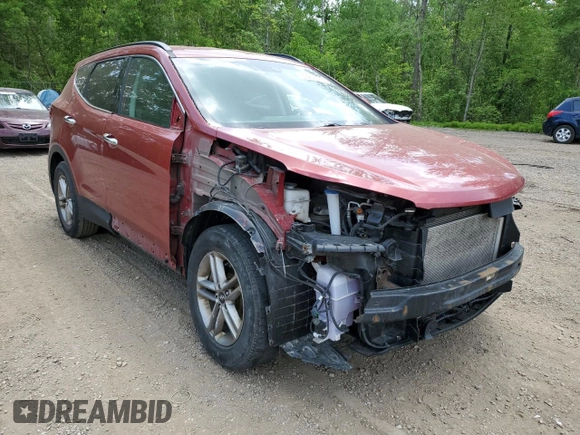 2018 Hyundai Santa Fe 2.4L with VIN 5XYZU3LBXJG545614, listed as a Copart auction lot 60293875 with 306,182 mi miles and Salvage title. Bid and sale history available at DreamBid. Image 4.