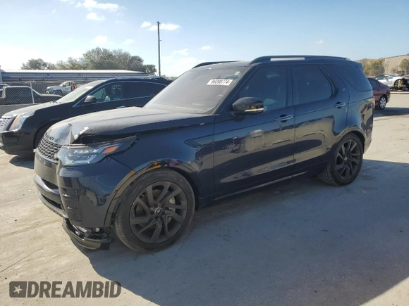 2020 Land Rover Discovery HSE Luxury with VIN SALRT2RV3L2427361, listed as a Copart auction lot 86098774 with 48,026 mi miles and Salvage Title. Bid and sale history available at carsss.com. Image 1.