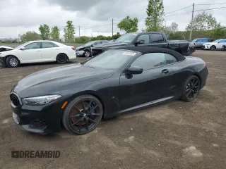 2019 BMW 8 Series M850i xDrive z VIN WBAFY4C51KBX39240, wystawiony jako Copart lot #58042555 z przebiegiem 23 014 mil mil oraz Nie do naprawy • Non repairable. Historia ofert i sprzedaży dostępna na DreamBid. Obrazek 1.