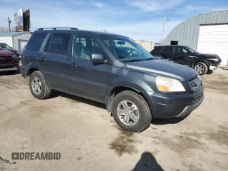2004 Honda Pilot EX with VIN 2HKYF18534H587990, listed as a Copart auction lot 43003585 with 283,562 mi miles and Salvage Title. Bid and sale history available at DreamBid. Image 4.