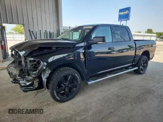 2018 Ram 1500 Big Horn with VIN 1C6RR7LT8JS276516, listed as a Copart auction lot 60565725 with 117,736 mi miles and Salvage title. Bid and sale history available at DreamBid. Image 1.