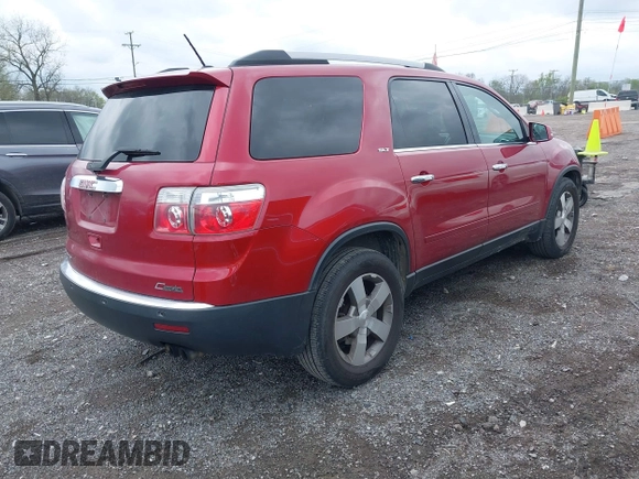 2012 GMC Acadia SLT2 with VIN 1GKKRSED7CJ407838, listed as a IAAI auction lot 42017132 with 211,662 mi miles. Bid and sale history available at carsss.com. Image 4.