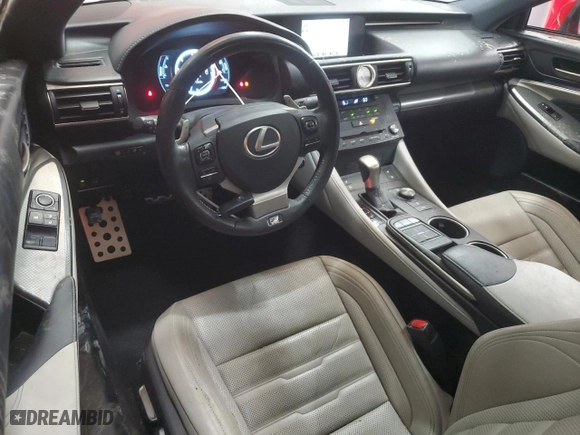 2015 Lexus RC 350 with VIN JTHHE5BC9F5003241, listed as a Copart auction lot 47429815 with 109,078 mi miles and Salvage Title. Bid and sale history available at carsss.com. Image 8.