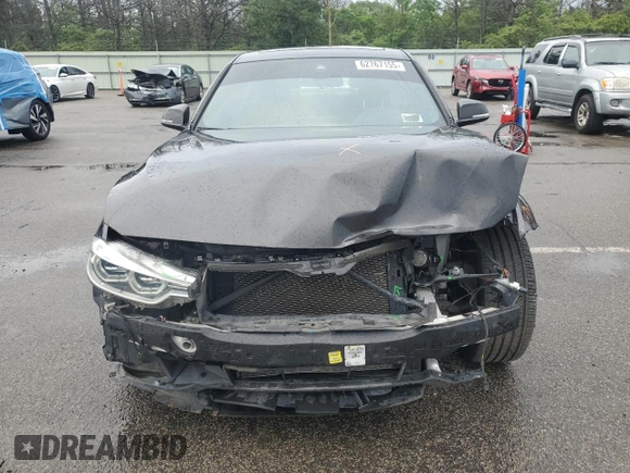 2017 BMW 3 Series 330i xDrive with VIN WBA8D9G38HNU65066, listed as a Copart auction lot 62767155 with 80,553 mi miles and Salvage title. Bid and sale history available at DreamBid. Image 5.