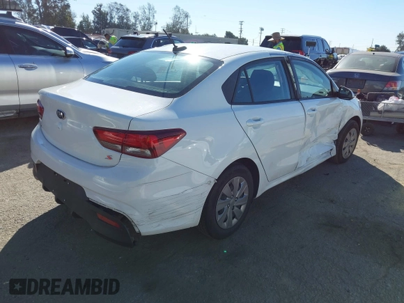 2020 Kia Rio LX with VIN 3KPA24AD1LE344956, listed as a IAAI auction lot 41666993 with 41,793 mi miles and . Bid and sale history available at DreamBid. Image 4.