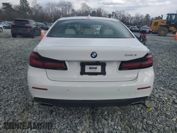 2021 BMW 5 Series 540i with VIN WBA53BJ05MWX28470, listed as a Copart auction lot 87256064 with Not Provided miles and Salvage Title. Bid and sale history available at DreamBid. Image 6.
