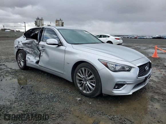 2020 Infiniti Q50 3.0t LUXE with VIN JN1EV7AP3LM205002, listed as a Copart auction lot 48179935 with 83,393 mi miles and Salvage Title. Bid and sale history available at carsss.com. Image 4.