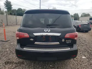 2012 Infiniti QX56 8-passenger with VIN JN8AZ2NC1C9315502, listed as a Copart auction lot 71638734 with 146,518 mi miles and Salvage Title. Bid and sale history available at carsss.com. Image 6.