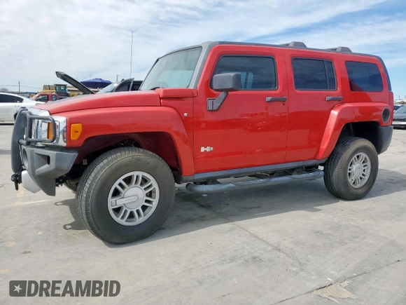 2008 Hummer H3 SUV with VIN 5GTEN13E488120152, listed as a Copart auction lot 47351475 with 216,331 mi miles and Clean Title. Bid and sale history available at carsss.com. Image 1.