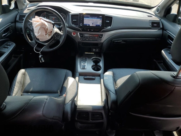 2022 Honda Ridgeline RTL-E with VIN 5FPYK3F7XNB023787, listed as a Copart auction lot 66883515 with 49,786 mi miles and Salvage title. Bid and sale history available at DreamBid. Image 8.