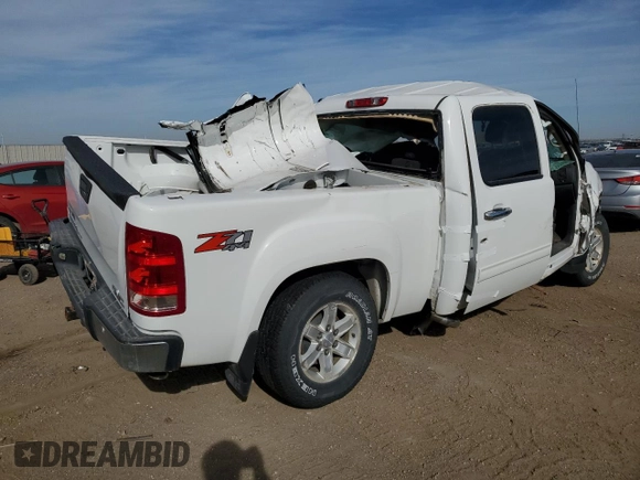 2012 GMC Sierra 1500 SLE with VIN 3GTP2VE74CG121612, listed as a Copart auction lot 47241855 with Not provided miles and Salvage title. Bid and sale history available at DreamBid. Image 3.