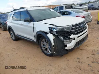 2022 Ford Explorer XLT with VIN 1FMSK7DH1NGA36608, listed as a IAAI auction lot 41683244 with 72,662 mi miles. Bid and sale history available at carsss.com. Image 1.