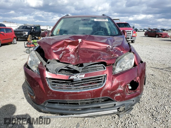 2016 Chevrolet Trax LT z VIN 3GNCJLSB4GL274123, wystawiony jako Copart lot #49728505 z przebiegiem Nie podano mil oraz Szkoda całkowita • Salvage title. Historia ofert i sprzedaży dostępna na DreamBid. Obrazek 5.