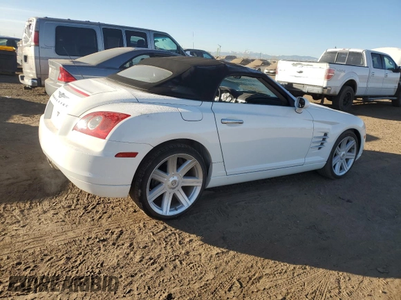 2006 Chrysler Crossfire Limited z VIN 1C3AN65L46X061643, wystawiony jako Copart lot #84632404 z przebiegiem 83 497 mil mil oraz Szkoda całkowita • Salvage title. Historia ofert i sprzedaży dostępna na DreamBid. Obrazek 3.