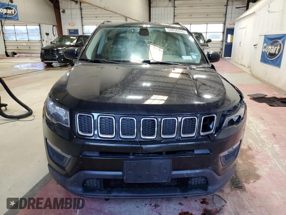 2017 Jeep Compass Sport с VIN 3C4NJDAB8HT630969, выставлен на аукционе Copart как лот 53858445 с пробегом 109 239 миль миль и Списание • Salvage title. История ставок и продаж доступна на DreamBid. Изображение 5.