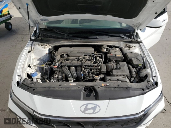 2024 Hyundai Elantra SEL with VIN KMHLM4DG4RU647339, listed as a Copart auction lot 61629065 with 37,322 mi miles and Salvage title. Bid and sale history available at DreamBid. Image 11.