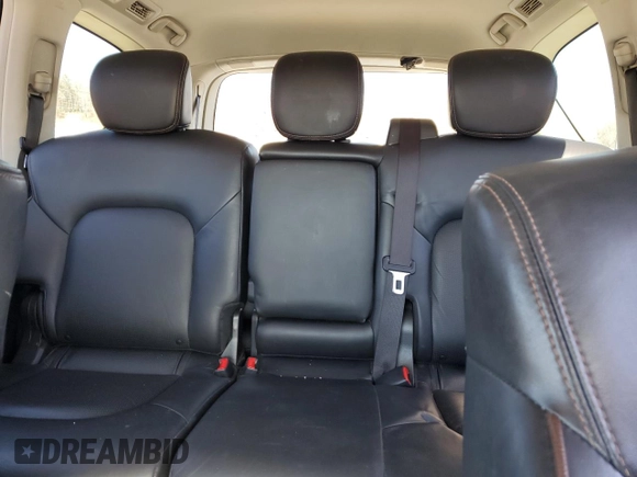 2018 Nissan Armada Platinum with VIN JN8AY2ND9JX001648, listed as a Copart auction lot 89330445 with 127,304 mi miles and Salvage Title. Bid and sale history available at carsss.com. Image 10.