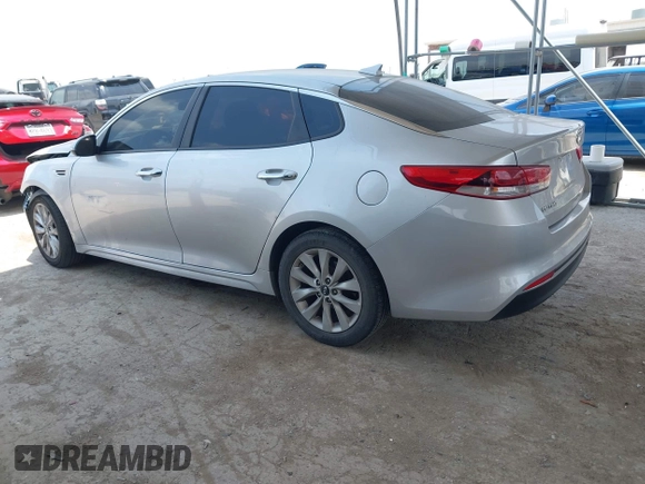 2017 Kia Optima LX with VIN 5XXGT4L38HG124191, listed as a IAAI auction lot 42331525 with 111,116 mi miles and . Bid and sale history available at DreamBid. Image 3.