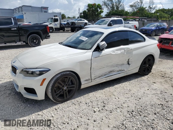 2018 BMW 2 Series M240i with VIN WBA2J5C51JVC07365, listed as a Copart auction lot 65935724 with 72,509 mi miles and Salvage Title. Bid and sale history available at carsss.com. Image 1.