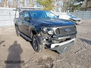 2022 Ford Ranger XL with VIN 1FTER4FH3NLD07989, listed as a IAAI auction lot 41611154 with 142,265 mi miles. Bid and sale history available at carsss.com. Image 1.