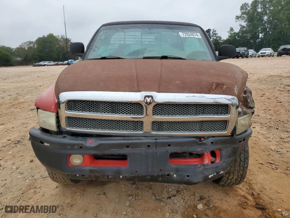 1998 Dodge Ram 1500 with VIN 1B7HF16Z3WS643923, listed as a Copart auction lot 72924074 with 195,936 mi miles and Salvage Title. Bid and sale history available at carsss.com. Image 5.