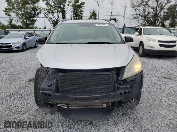 2014 Chevrolet Traverse LS z VIN 1GNKRFED0EJ257455, wystawiony jako Copart lot #58961415 z przebiegiem 136 284 mil mil oraz Szkoda całkowita • Salvage title. Historia ofert i sprzedaży dostępna na DreamBid. Obrazek 5.