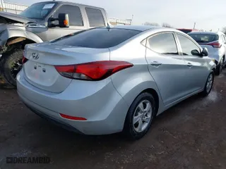 2015 Hyundai Elantra SE with VIN 5NPDH4AE9FH567797, listed as a IAAI auction lot 41175638 with 100,029 mi miles. Bid and sale history available at carsss.com. Image 4.