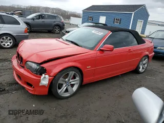 2002 BMW 3 Series 325Ci with VIN WBABS33472PG82078, listed as a Copart auction lot 45548635 with 99,970 mi miles and Clean Title. Bid and sale history available at carsss.com. Image 1.