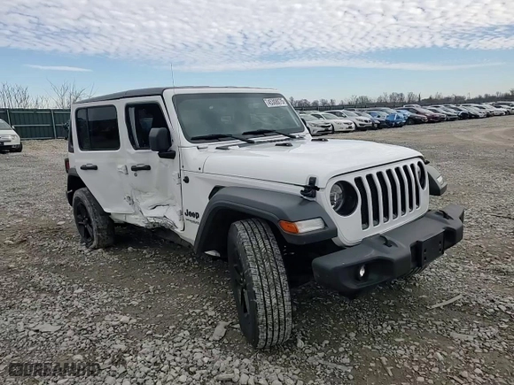 2020 Jeep Wrangler Unlimited Sport Altitude with VIN 1C4HJXDN5LW204180, listed as a Copart auction lot 45308075 with 67,340 mi miles and Salvage Title. Bid and sale history available at carsss.com. Image 11.