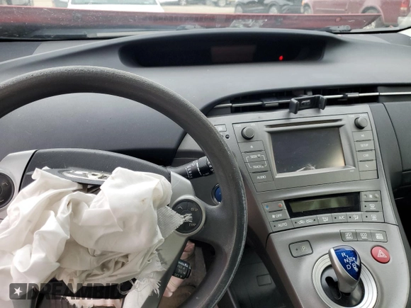 2012 Toyota Prius One with VIN JTDKN3DUXC5481729, listed as a Copart auction lot 81663884 with 88,696 mi miles and Salvage Title. Bid and sale history available at DreamBid. Image 9.
