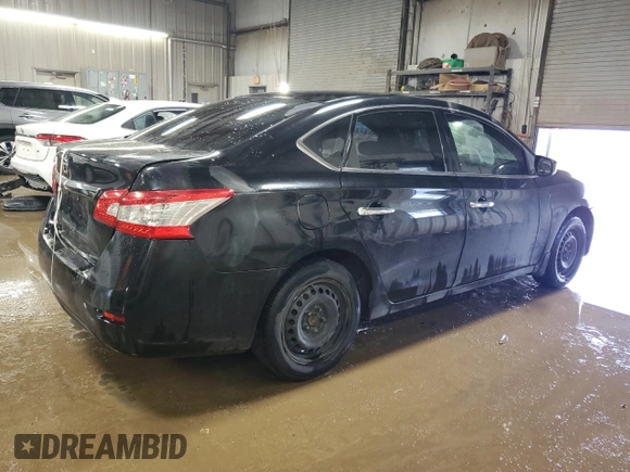 2015 Nissan Sentra S with VIN 3N1AB7APXFY299646, listed as a Copart auction lot 50869775 with 63,649 mi miles and Salvage Title. Bid and sale history available at carsss.com. Image 3.