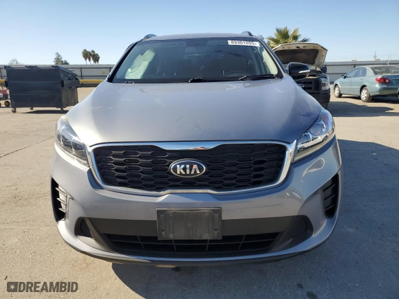2019 Kia Sorento LX V6 with VIN 5XYPG4A53KG604862, listed as a Copart auction lot 89301205 with 54,974 mi miles and Salvage Title. Bid and sale history available at carsss.com. Image 5.