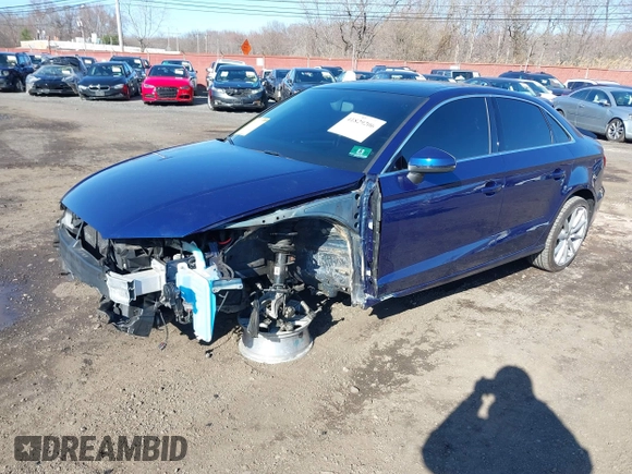 2015 Audi A3 2.0T Premium Plus with VIN WAUEFGFF2F1036412, listed as a IAAI auction lot 41829206 with 46,668 mi miles. Bid and sale history available at carsss.com. Image 19.