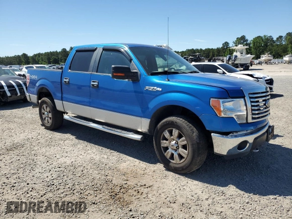 2012 Ford F-150 XL with VIN 1FTFW1EF0CFB32432, listed as a Copart auction lot 57933145 with 169,099 mi miles and Salvage title. Bid and sale history available at DreamBid. Image 4.