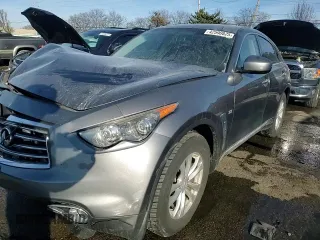 2016 Infiniti QX70 z VIN JN8CS1MW9GM753027, wystawiony jako Copart lot #42590825 z przebiegiem 108 819 mil mil oraz Szkoda całkowita • Salvage title. Historia ofert i sprzedaży dostępna na DreamBid. Obrazek 11.