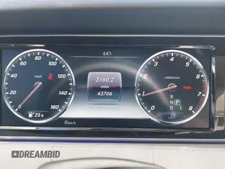 2017 Mercedes-Benz S 550 with VIN WDDXK8CB7HA020360, listed as a IAAI auction lot 41356889 with 43,706 mi miles and . Bid and sale history available at DreamBid. Image 7.