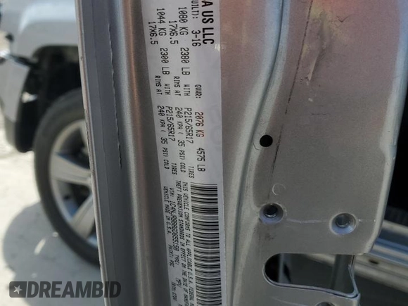 2016 Jeep Patriot Sport with VIN 1C4NJRBB8GD655158, listed as a Copart auction lot 53644905 with 113,466 mi miles and Salvage Title. Bid and sale history available at carsss.com. Image 14.