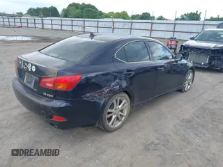 2007 Lexus IS 250 z VIN JTHBK262775030745, wystawiony jako IAAI lot #42224823 z przebiegiem 185 295 mil mil oraz . Historia ofert i sprzedaży dostępna na DreamBid. Obrazek 4.